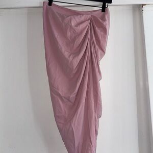 2/$15 SHEIN Soft Pink Draped Maxi Skirt
